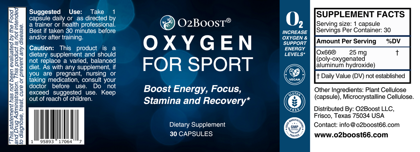 Supplément Oxygène pour le Sport