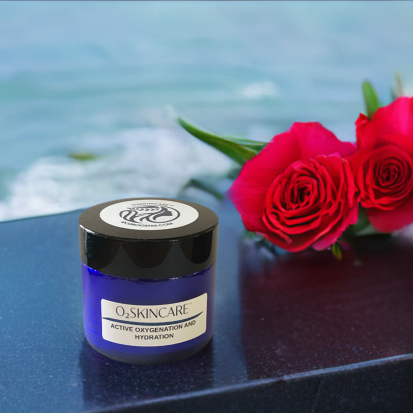 O2SkinCare Oxygen Infused Face Cream, UV-resistant jar 60 ml / 2 fl. o ...